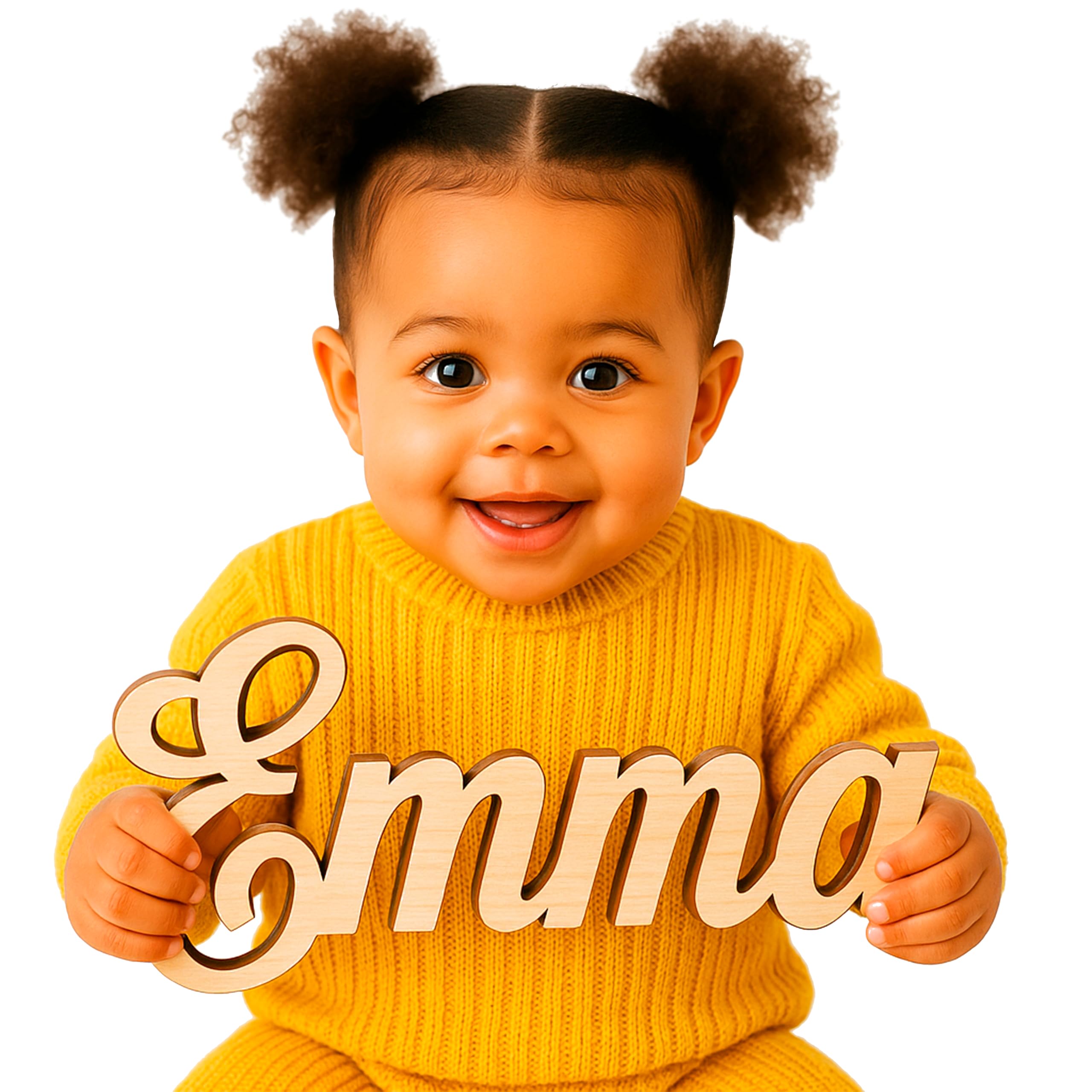 Wooden Name Signs for Nursery Custom Baby Name Sign