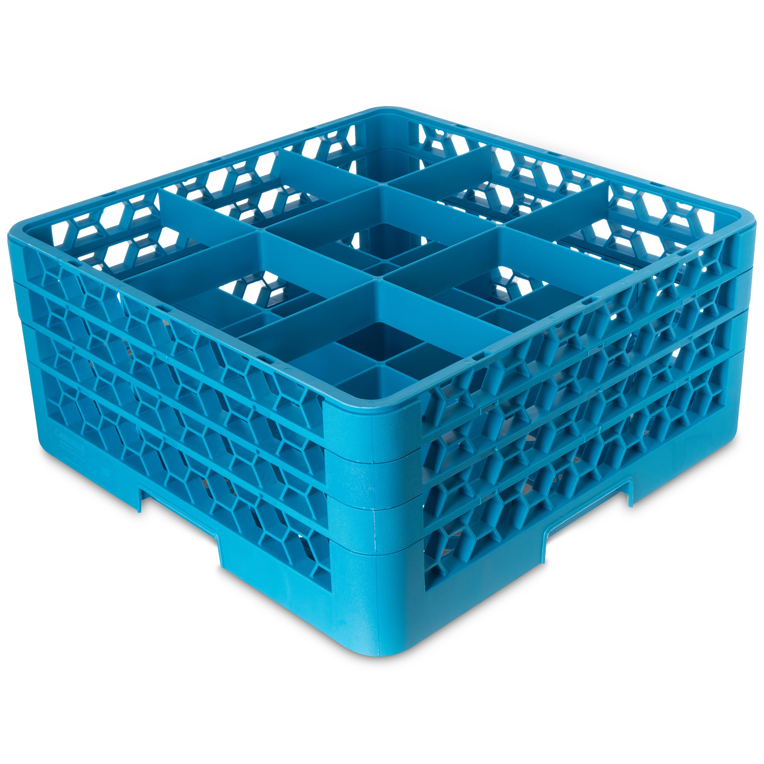 Utopia Warewashing, CARG9-3140000-B01001, 9 Compartment Glass Rack + 3 Extenders (Box of 1)
