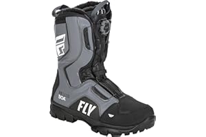Fly Racing Marker BOA Snow Boot (Black/Grey, 10)