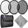 95MM Lens Filter Kit by Altura Photo, Includes 95MM ND Filter, 95MM CPL Filter, 95MM UV Filter, (UV, Polarizer Filter, Neutra