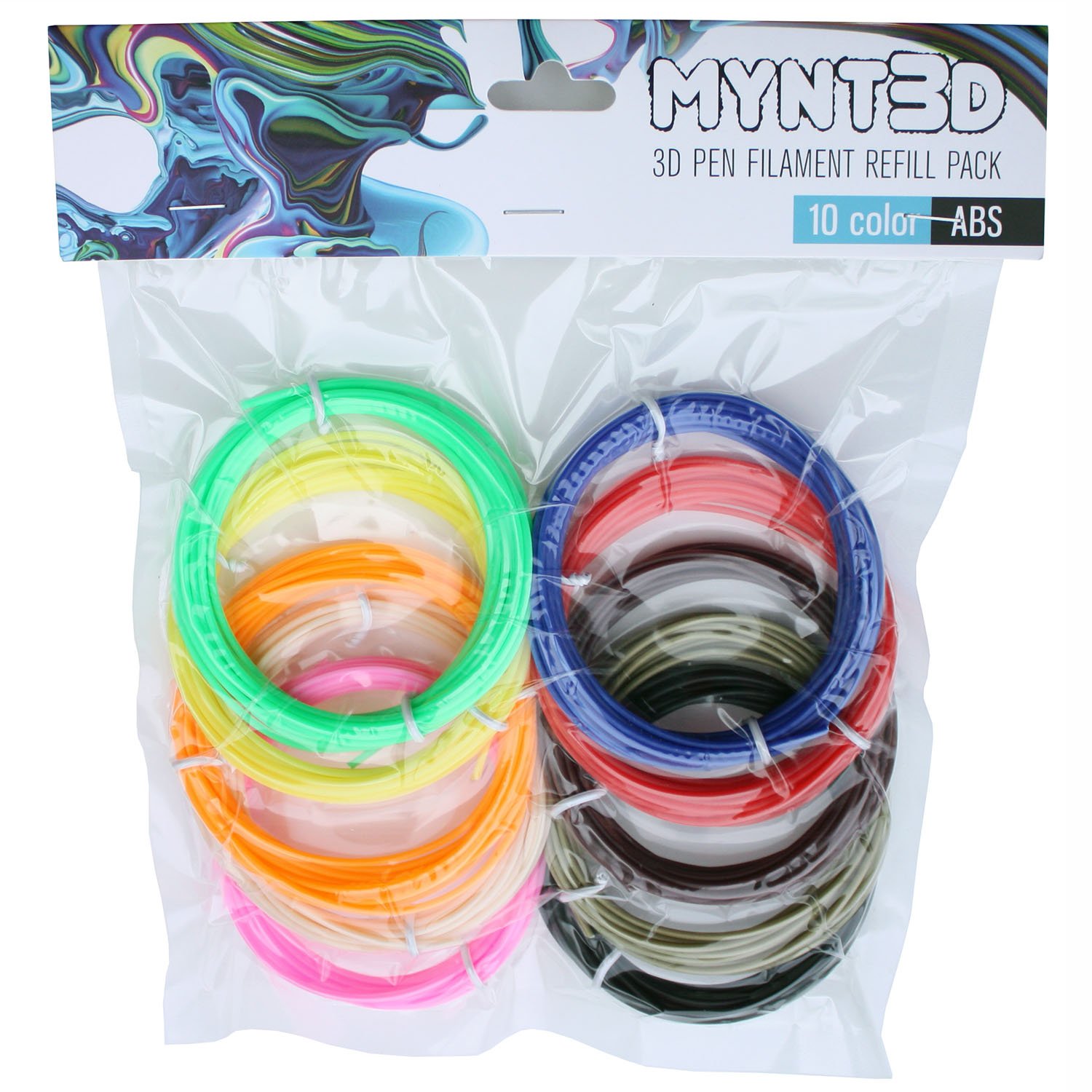 MYNT3D ABS 3D Pen Filament Refill Pack