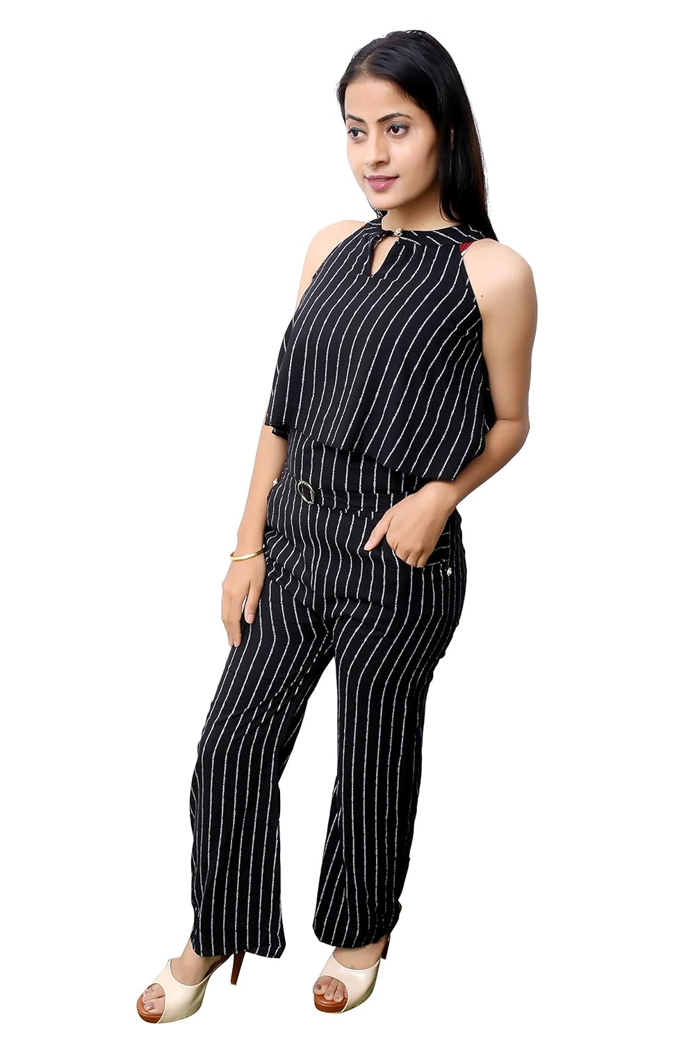 black maxi jumpsuit