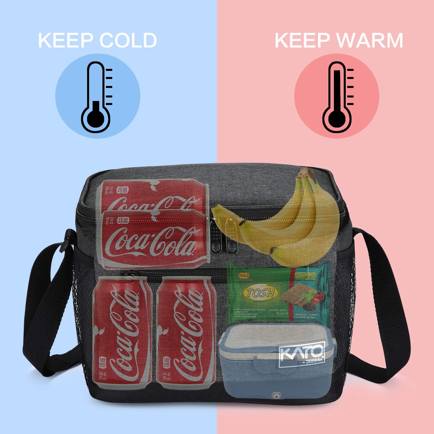Kato Tirrinia Insulated Lunch Bag 8L(15 Cans) for Adult & Kids - Image 4
