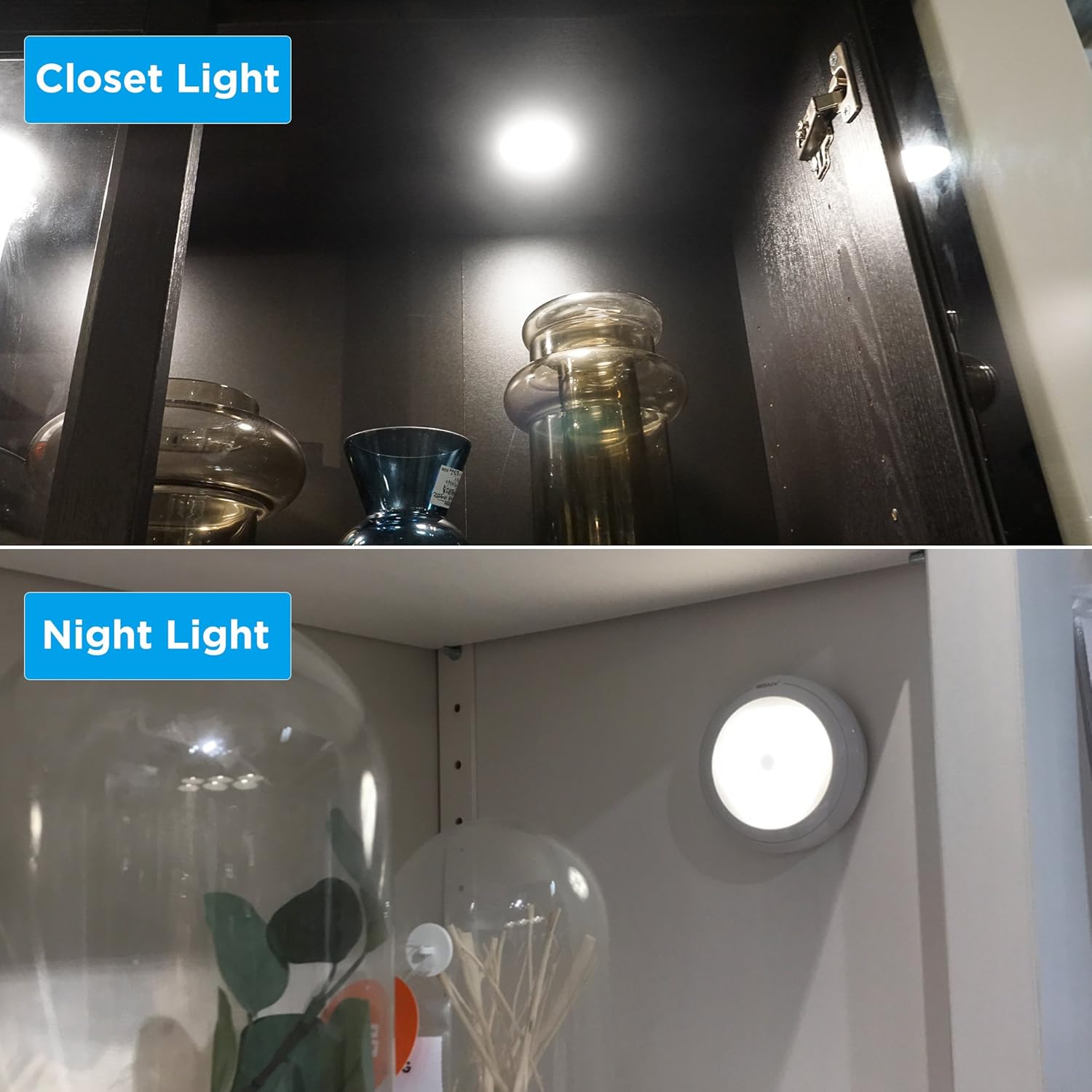 SOAIY Touch Light Battery Powered UltraThin Touch Sensor LED