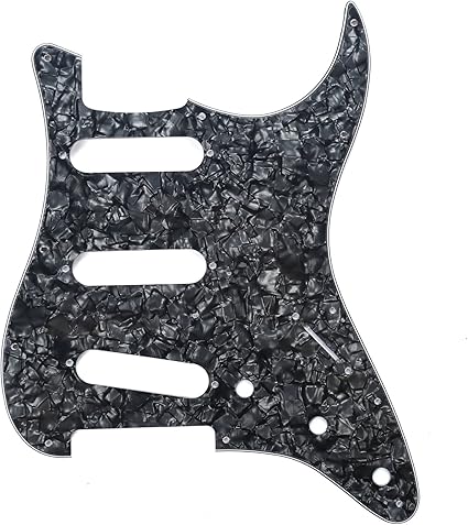 Amazon Musiclily Sss 11穴 Usa メキシコストラトキャスター用ピックガード 4プライブラックパール 楽器 音響機器 楽器 Amazon Musiclily Sss 11穴 Usa メキシコストラトキャスター用ピックガード 4プライブラックパール 楽器 音響機器 楽器
