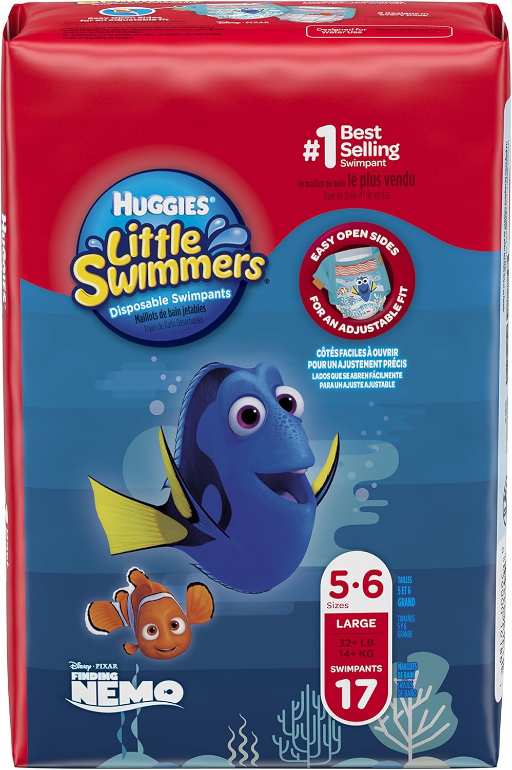 Pack Of 4 Huggies Little Swimmers Disposable Swim Pants 20 Count Size Small Diapering Diapers