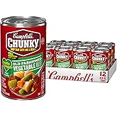Campbell's Chunky Healthy Request Old Fashioned Vegetable Beef Soup, 18.8 OZ (Pack of 12)