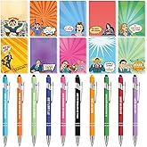 Fancy Land Funny Gifts Set Sarcastic Notepads with Sayings Pens Humorous Sticky Notes Work to Do List Christmas Gag Gifts for Office Coworker Nurse Teacher Employee Appreciation Supplies 20Pack