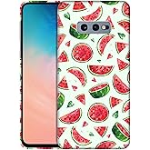 GlamCase for Samsung Galaxy S10e, Samsung S10e Case - Watermelon Watercolor Pattern Printed Cute Slim Fit Hard Plastic Protective Designer Back Phone Case/Cover for Samsung S10e