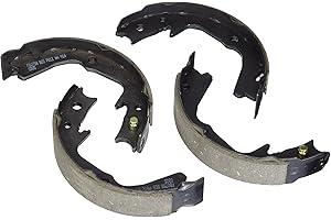 BOSCH BS758 Blue Parking Brake Shoe Set - Compatible With Select Subaru Baja, Legacy, Outback