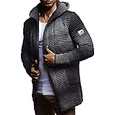 Leif Nelson Men's Sweatshirt Cardigan Slim Fit | Men Sweat Jacket with a Hood | Modern Hoody Pullover Hoodie | LN5715