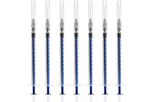 ATSUHUT 1cc/ml Syringes with 27Ga 0.5Inch Needle Disposable Each Individually Wrapped-Pack of 100 (1ml-27G-100pcs)