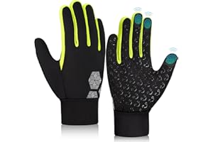 AOTOW Kid Winter Running Glove Touchscreen - Cold Weather Warm Gloves Riding Thermal Windproof Sport Gloves for Hiking Biking