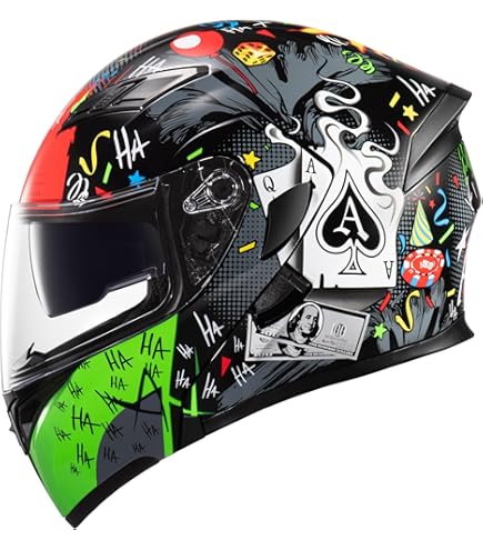 Amazon.com: HTLNUZD Full Face Motorcycle Helmet Racing