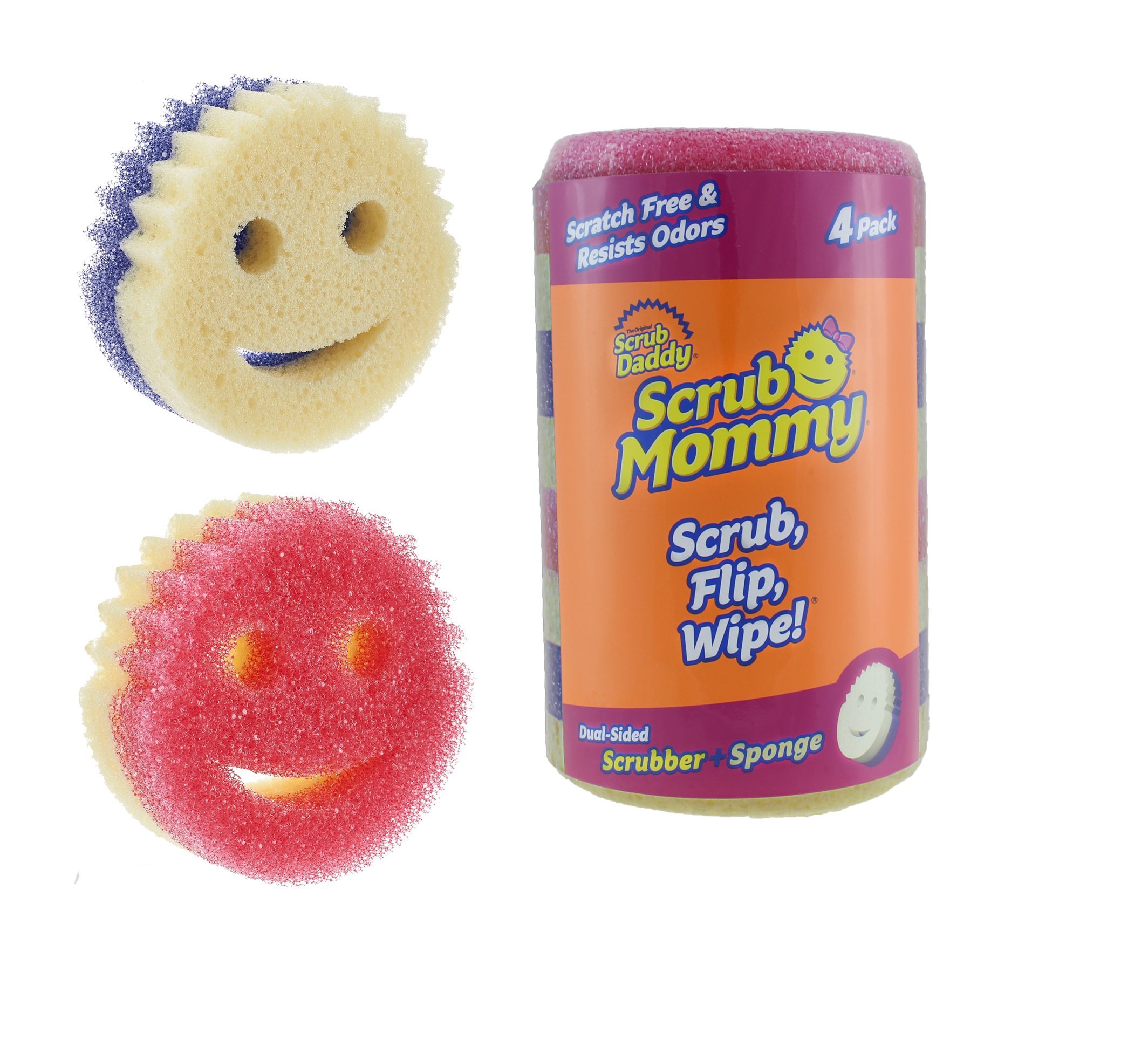 Scrub Daddy Scrub Mommy TwoSided Soft Absorbent and ScratchFree Scrubber 859547004718 eBay Scrub Daddy Scrub Mommy TwoSided Soft Absorbent and ScratchFree Scrubber 859547004718 eBay
