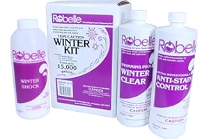 Robelle 15,000 Gallon Triple-Action Winter Kit, Premium Pool Closing Kit, for Pools up to 15,000 Gallons