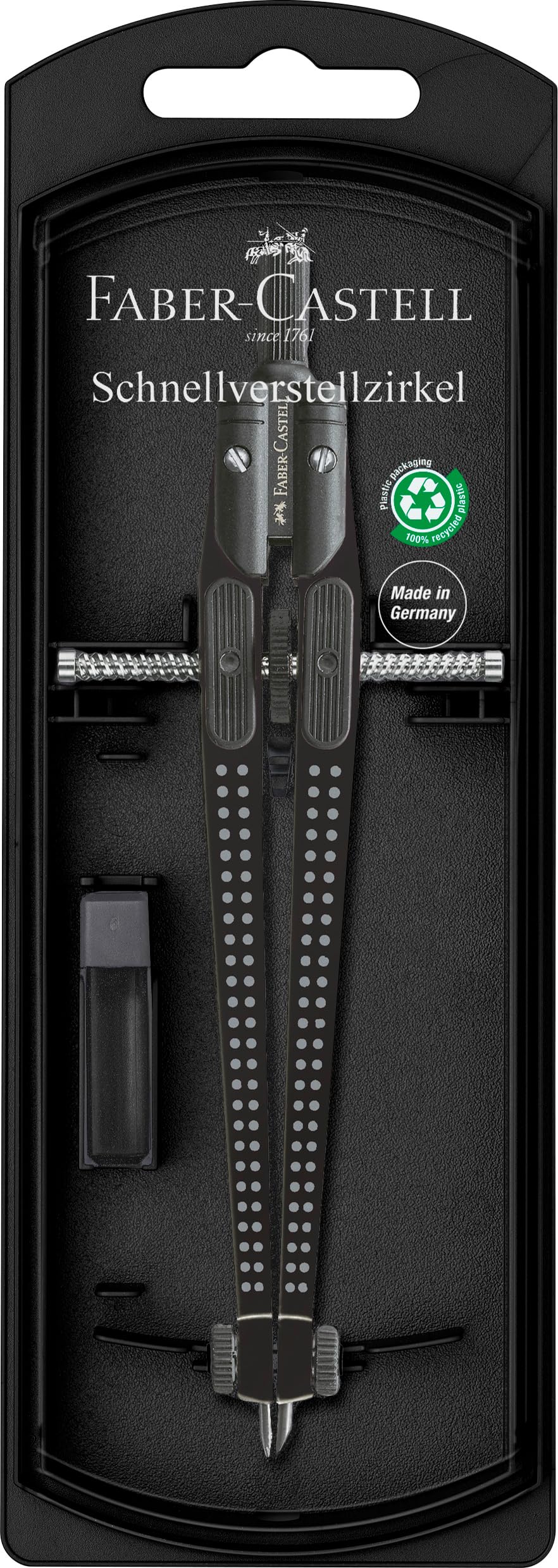 Faber-Castell Grip Quick-Set Compass - Black