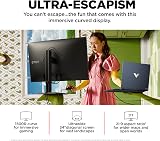 HP Omen 34c Curved Gaming Monitor 34 165Hz WQHD VA 1500R FreeSync 2xHDMI DP view 3