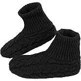 BenSorts Fuzzy Slipper Socks for Women Non Slip House Socks with Grips Gifts