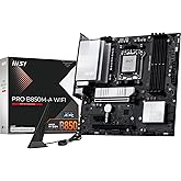 MSI PRO B850M-A WiFi Motherboard, mATX - Supports AMD Ryzen 9000/8000 / 7000 Processors, AM5 - DDR5 Memory Boost (8200+ MT/s 