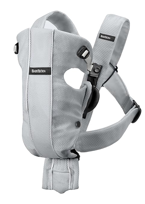 title=BabyBjörn 029019 Original Marsupio, Mesh, Bianco