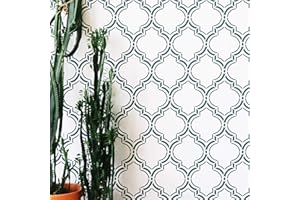 STENCILIT® Trellis Large Wall Stencil - XL 24x34.5 In | Modern Wall Stencils for Painting Large Pattern | Geometric Paint Stencil for Walls… B0871P9X6L (Moroccan)