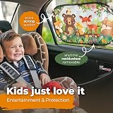 CARAMAZ Car Window Shades for Baby 51x31 cm Pack of 2 UV Tested view 2