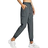 Libin Women's Cargo Joggers Lightweight Quick Dry Hiking Pants Athletic Lounge Casual Travel