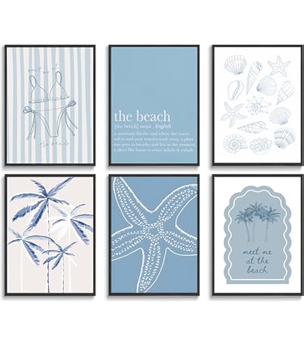 GOMAKERER 4pcs Affiches Murales Coquette Avec Nœud Rose Décoration De Chambre Murale Esthétique Avec Nœud Rose Et Cerise Affiches Pour Chambre à Coucher Salle De Bain Dortoir 25.5x20.5cm (Sans Cadre