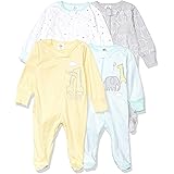 Gerber Unisex Baby 4 Pack Sleep 'N Play Footie