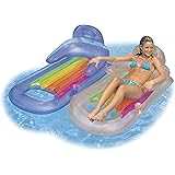 Intex King Kool Lounge Swimming Pool Lounger with Headrest - Set of 2 (Pair)
