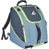Athalon Alpine Deluxe Everything Ski Boot Bag &ndash; Waterproof Bottom, Helmet Storage