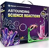 Japace Science Kits for Girls Age 4-5-6-7-8, Christmas Birthday Gifts Ideas, 75+ Cool Chemistry Experiments, Learning & Education Toys for Kids 4-8