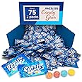 Razls Fruity Candy Variety Pack, 2 Pieces, 75 Packs - Bulk Candy Individually Wrapped. First it's Hard Candy, Then it's Gum - Vintage Candy Gum, Perfect for Sharing with Family and Friends. Includes Lemon, Raspberry, Grape, Orange & Blueberry Flavors