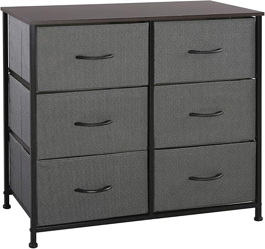 Amazon Com Wlive Vertical Storage Tower Dresser With 6 Easy Pull