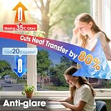 Lifetree Reflective One Way Window Film Privacy Blue 44.5x200cm view 4