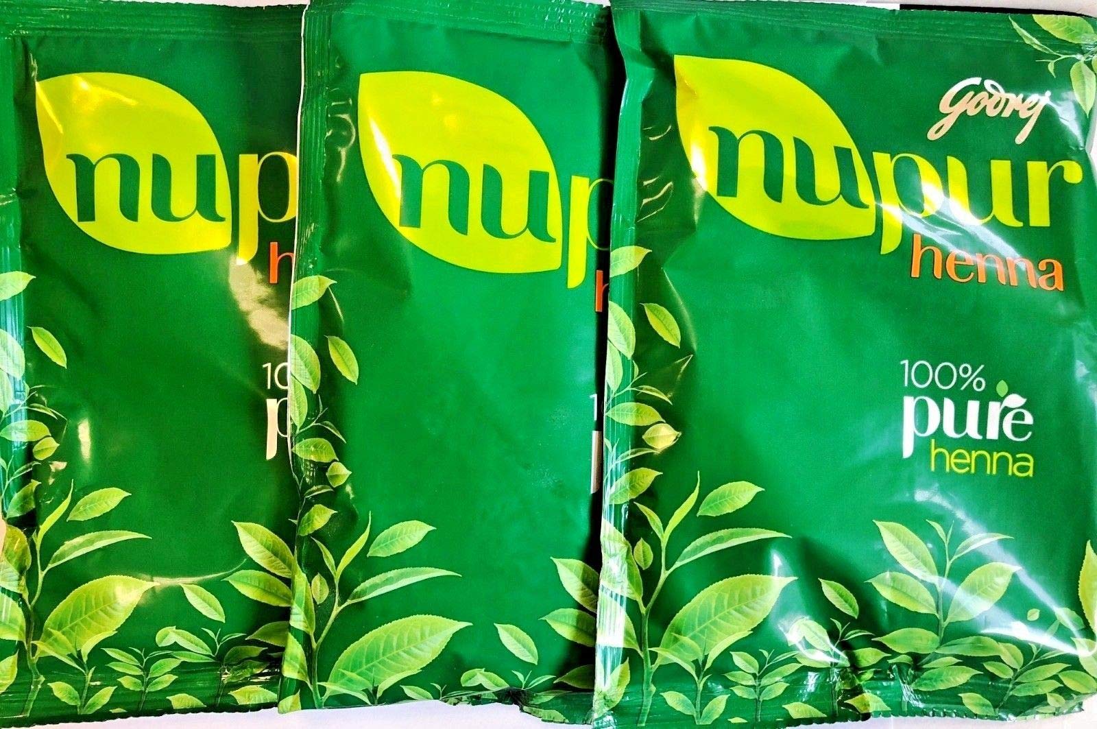 Godrej Nupur Henna Natural Mehndi for Hair Color with Goodness of 9