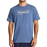 Reebok Mens Daybreak Crewneck T-Shirt, Standard Fit, Lightweight Cotton-Poly Jersey Fabric