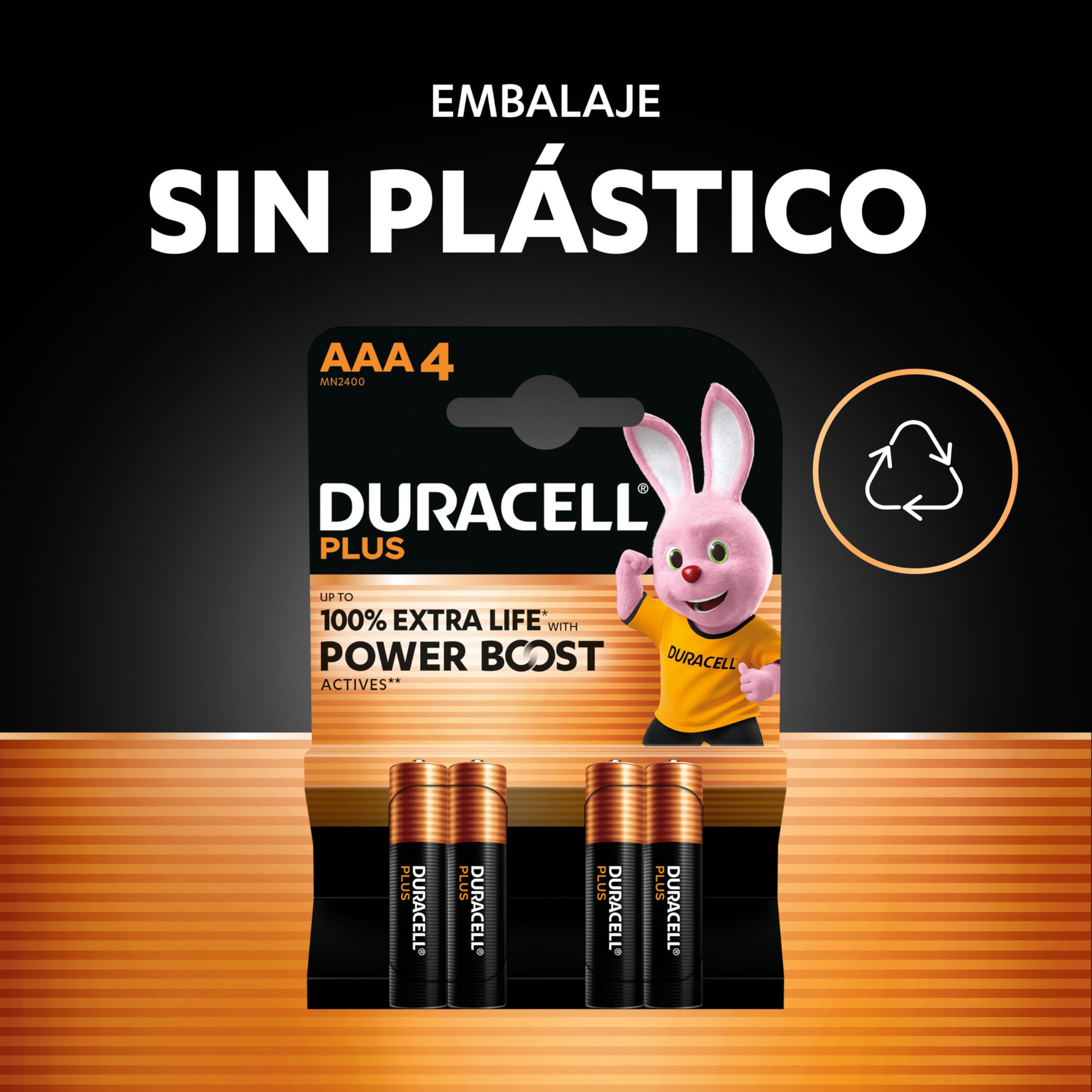 Plus AAA Pilas Alcalinas (Paquete de 12) 1.5V, LR03