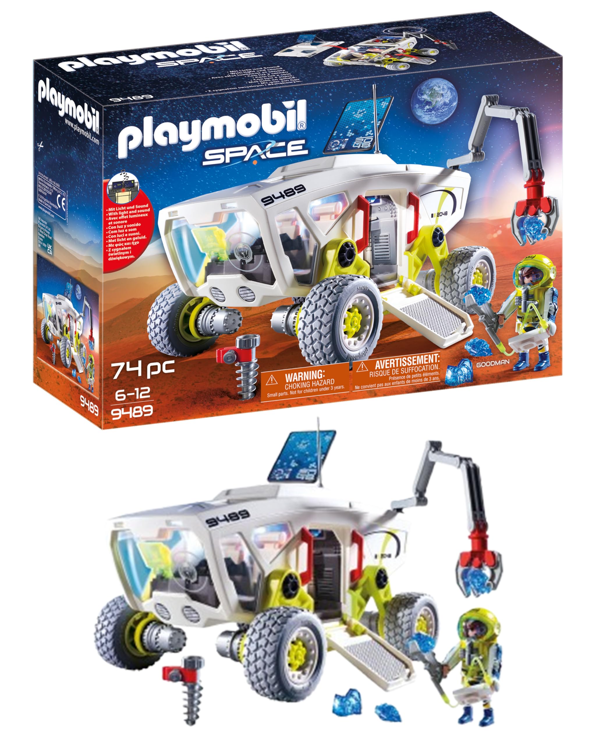 PLAYMOBIL Space 9489, Mezzo di esplorazione su Marte, dai 6 Anni