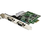 StarTech.com 2-Port PCI Express Serial Card with 16C1050 UART - RS232 Low Profile Serial Card - PCI Serial Card (PEX2S1050)