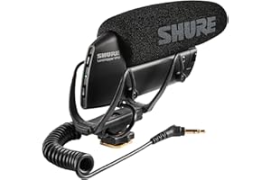 Shure VP83 LensHopper Camera-Mounted Condenser Shotgun Microphone for use with DSLR Cameras and HD Camcorders - Capture Detailed, High Definition Audio with Full Low-end Response
