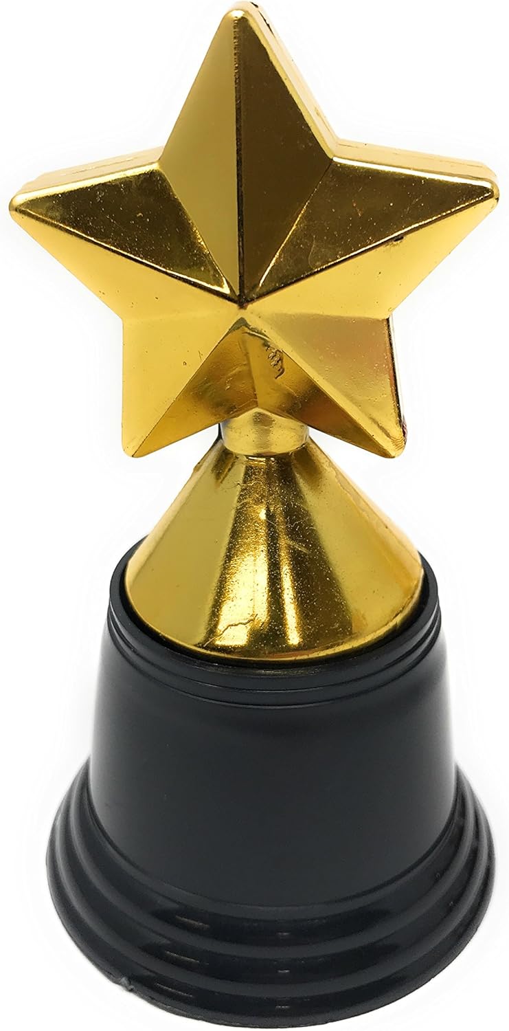 Funiverse 20 Bulk 4.5" Gold Tone Star Trophies: Sports & Outdoors