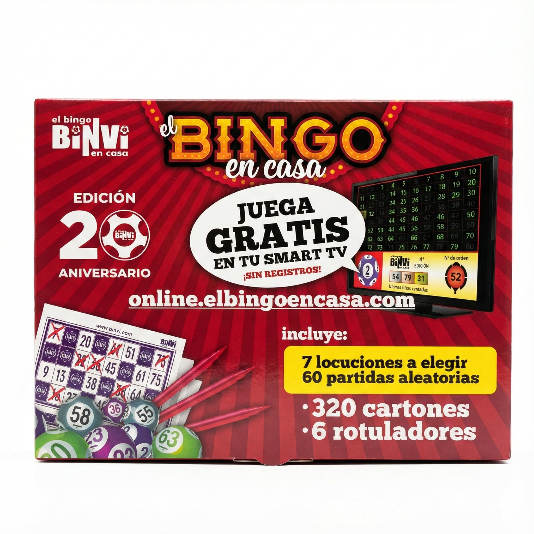 Bingo BINVI Ed. 20th Anniversary 320 cards