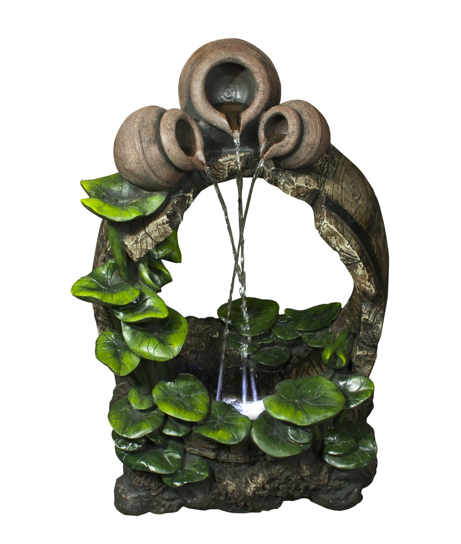 Alpine Corporation WIN854S Alpine w/LED Lights, 22 Inch Tall Cascading