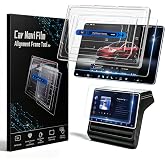 SirLord Tesla Screen Protector for Model 3 HighLand/Model Y - 15.4" + 8" | For 2024-2026 Model 3 HighLand (Premium &amp; Performance)/2025 Model Y Premium, No Glare &amp; Fingerprint, with Alignment Kit
