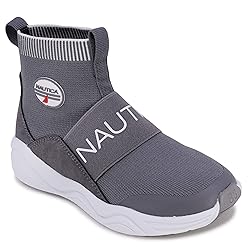 Nautica Kids Boys High Top Sock Tennis Sneaker