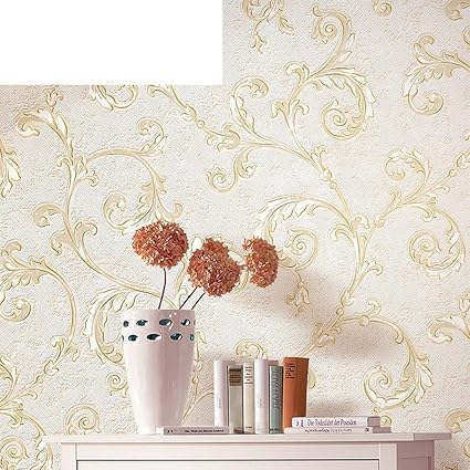 Non Tessuto Carta Da Parati Classica Camera Da Letto Den