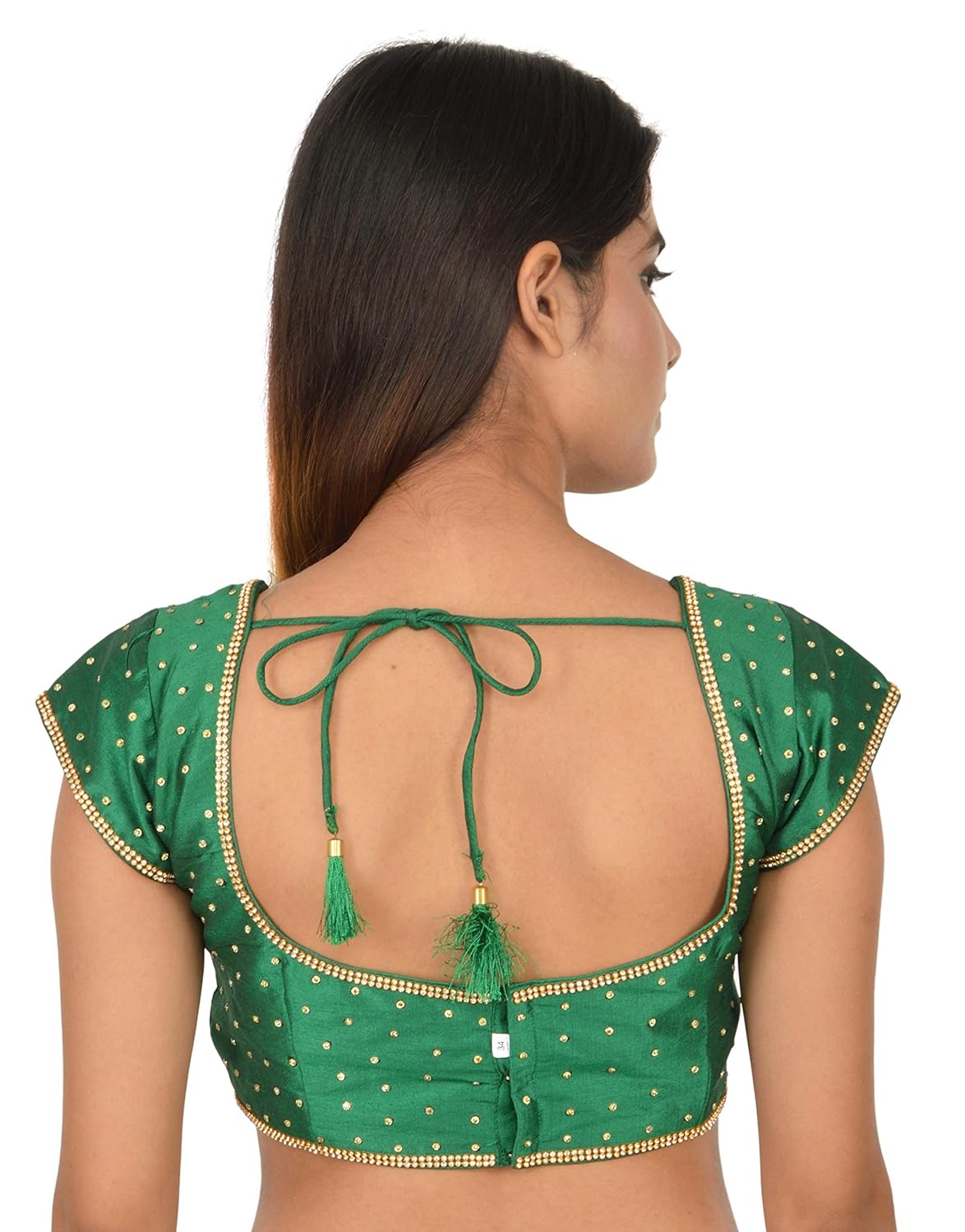 nishtha creation blouse women's raw silk saree blouse