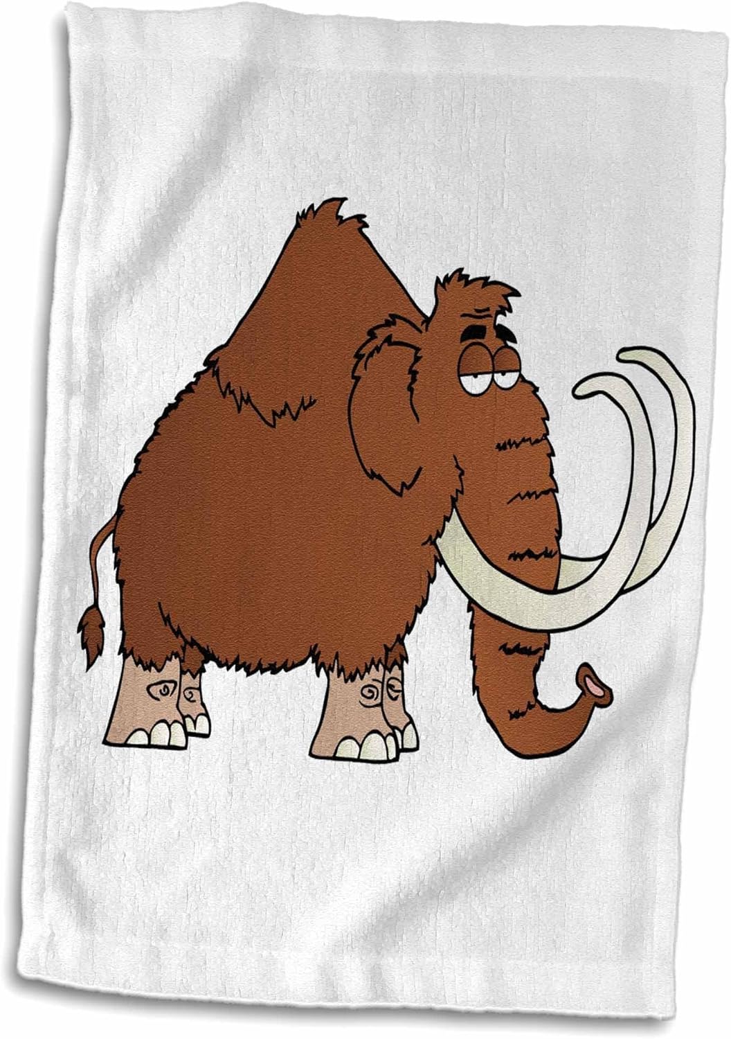 Amazon Com 3d Rose Funny Goofy Wooly Mammoth Animal Cartoon Hand Sports Towel 15 X 22 Home Kitchen